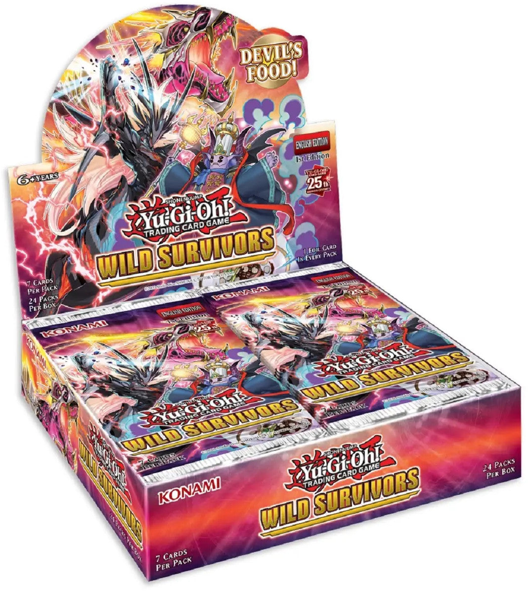 yugioh booster box case Wild Survivors