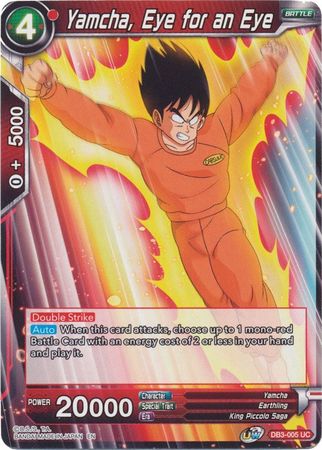 Yamcha, Eye for an Eye (DB3-005) [Giant Force]