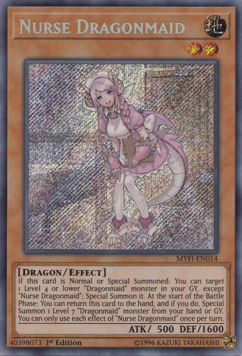 Nurse Dragonmaid [MYFI-EN014] Secret Rare