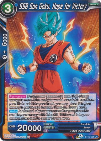 SSB Son Goku, Hope for Victory (BT10-036) [Rise of the Unison Warrior]