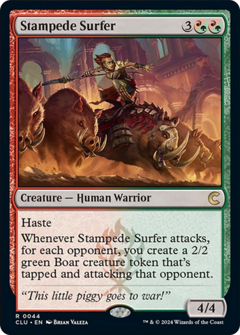 Stampede Surfer [Ravnica: Clue Edition]