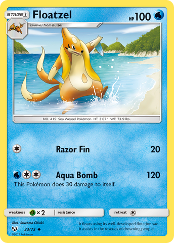 Floatzel (23/73) [Sun & Moon: Shining Legends]