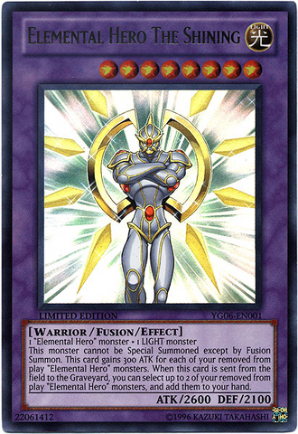 Elemental Hero The Shining [YG06-EN001] Ultra Rare