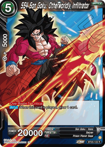 SS4 Son Goku, Otherworldly Infiltrator (BT20-122) [Power Absorbed]