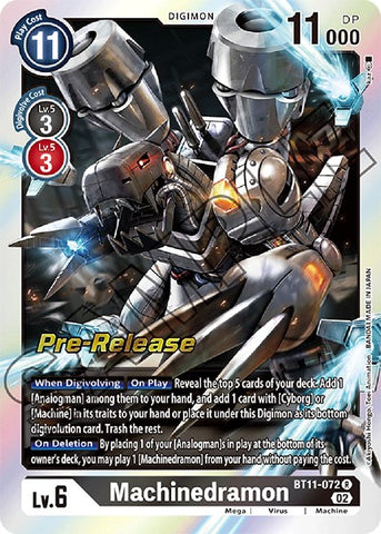 Machinedramon [BT11-072] [Dimensional Phase Pre-Release Promos]