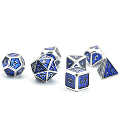 Electric Blue RPG Dice Set