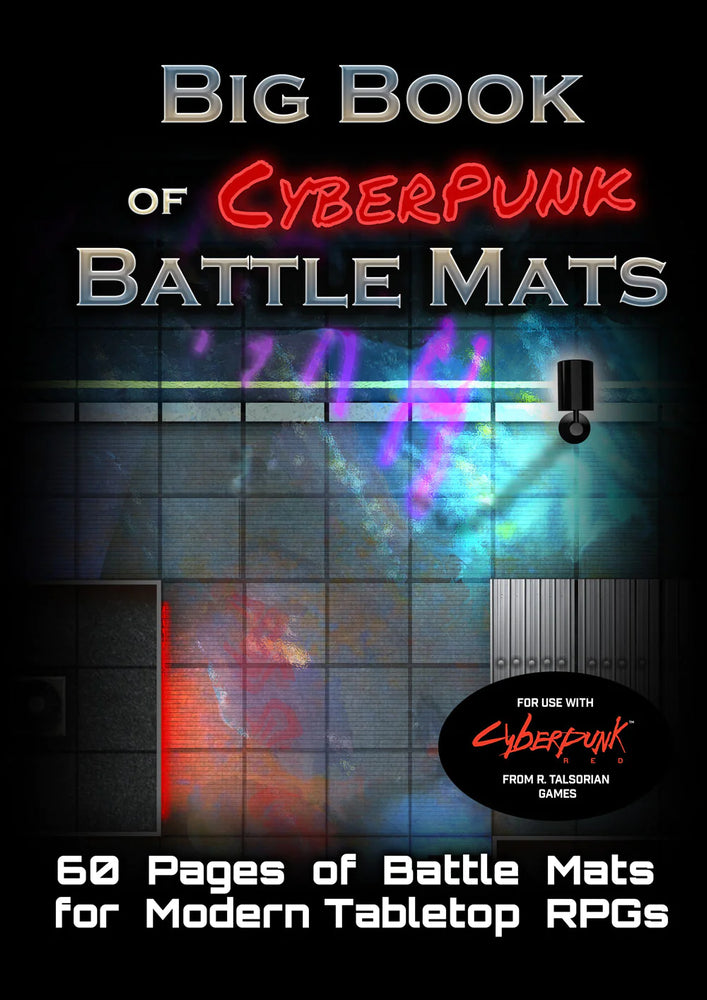 Giant Book of Cyberpunk Battle Mats