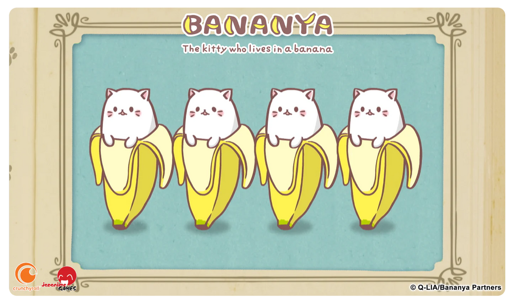 Bananya Premium Playmat
