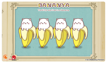 Bananya Premium Playmat