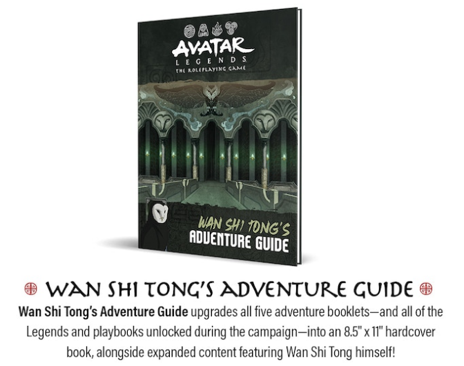 Avatar Legends RPG Deluxe Kickstarter Bundle