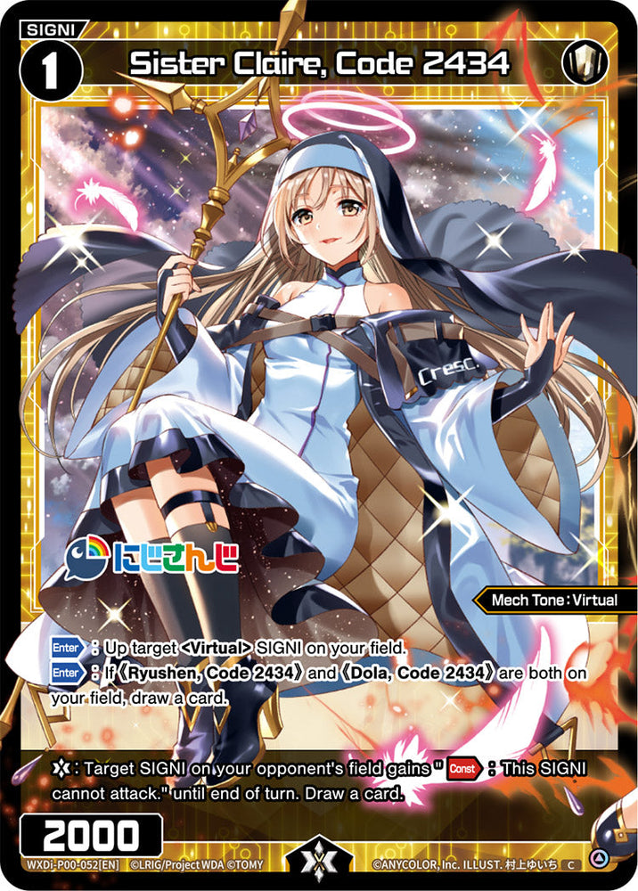 Sister Claire, Code 2434