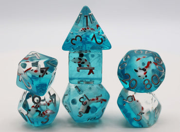 Water Garden Koi RPG Dice Set