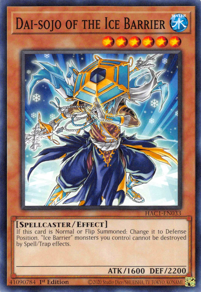 Dai-sojo of the Ice Barrier [HAC1-EN033] Common