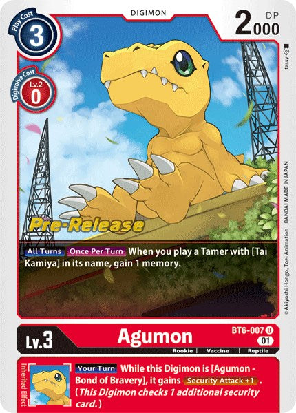 digimon card agumon Digimon Trading Card Game Across Time Common Agumon