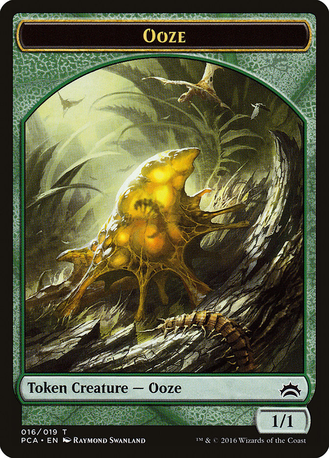 Plant // Ooze (016) Double-Sided Token [Planechase Anthology Tokens]