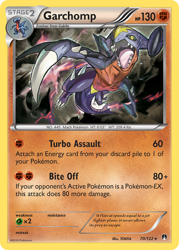 Garchomp (70/122) [XY: BREAKpoint]