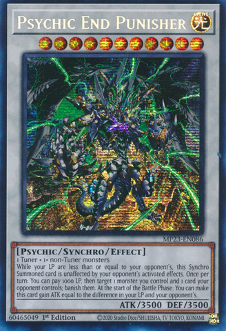 Psychic End Punisher [MP23-EN086] Prismatic Secret Rare