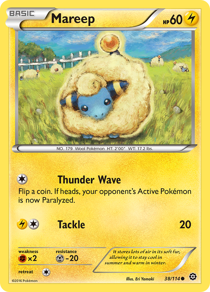 Mareep (38/114) [XY: Steam Siege]