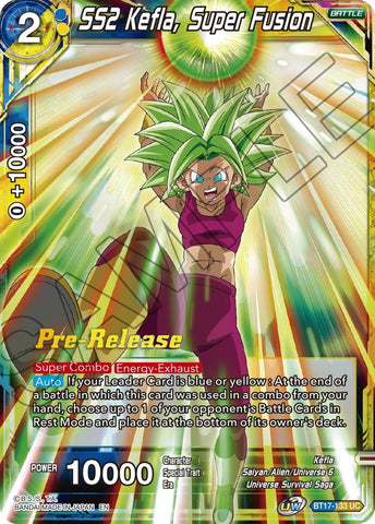 SS2 Kefla, Super Fusion (BT17-133) [Ultimate Squad Prerelease Promos]