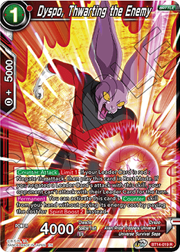 Dyspo, Thwarting the Enemy (BT14-019) [Cross Spirits]