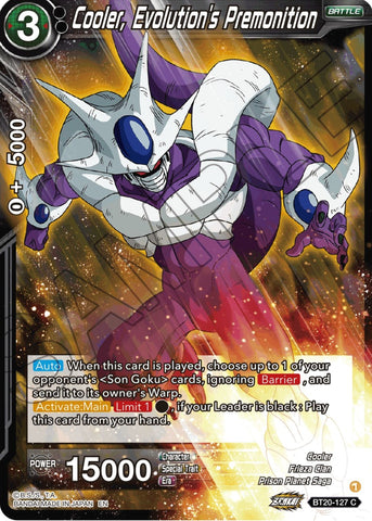 Cooler, Evolution's Premonition (BT20-127) [Power Absorbed]