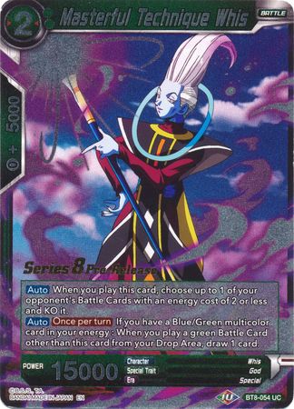 Masterful Technique Whis (BT8-054_PR) [Malicious Machinations Prerelease Promos]