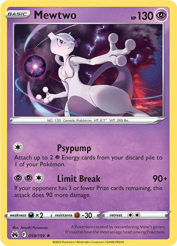 Mewtwo (059/159) [Sword & Shield: Crown Zenith]