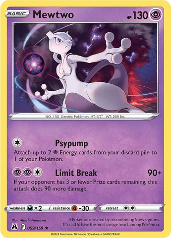 Mewtwo (059/159) [Sword & Shield: Crown Zenith]