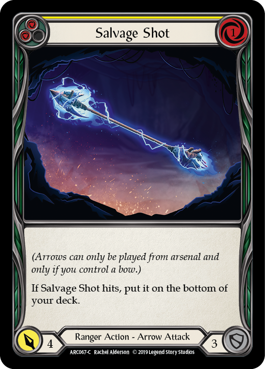 Salvage Shot (Yellow) [ARC067-C] (Arcane Rising)  1st Edition Normal