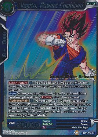 Vegito, Powers Combined (BT6-036_PR) [Destroyer Kings Prerelease Promos]