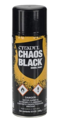 Citadel Colour Chaos Black Spray Paint