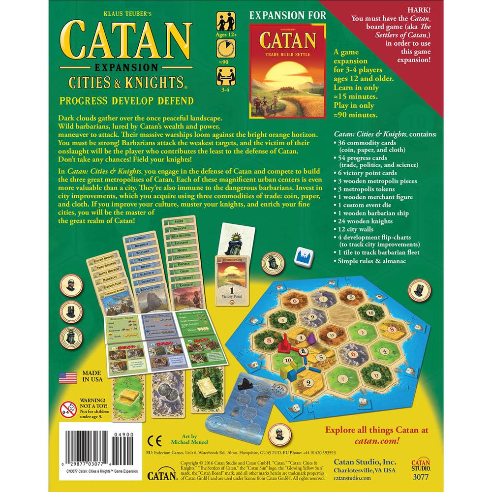 Catan: Cities and Knights Expansion