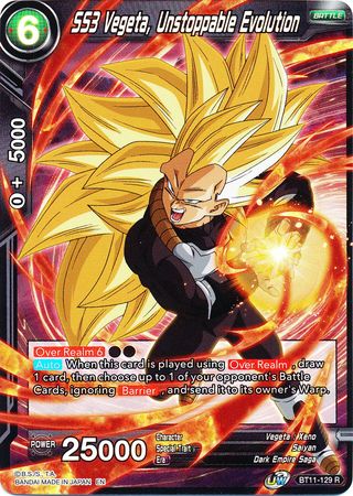 SS3 Vegeta, Unstoppable Evolution (BT11-129) [Vermilion Bloodline 2nd Edition]