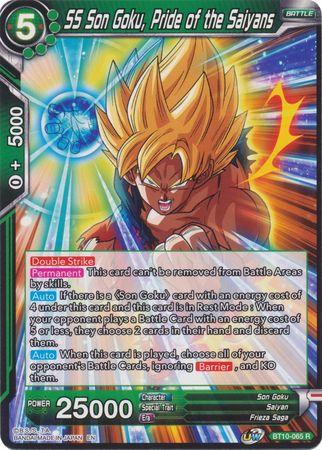 SS Son Goku, Pride of the Saiyans (BT10-065) [Rise of the Unison Warrior]