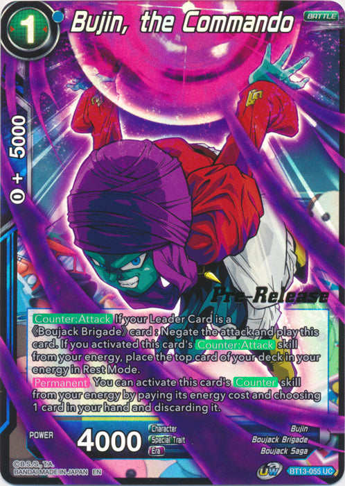 Bujin, the Commando (BT13-055) [Supreme Rivalry Prerelease Promos]