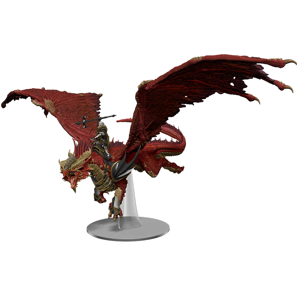Dragonlance Shadow of the Dragon Queen Kansaldi on Red Dragon