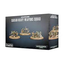 Warhammer 40k Astra Militarum Cadian Heavy Weapons Squad