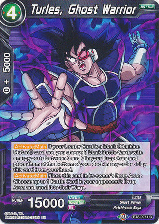Turles, Ghost Warrior (BT8-097) [Malicious Machinations]