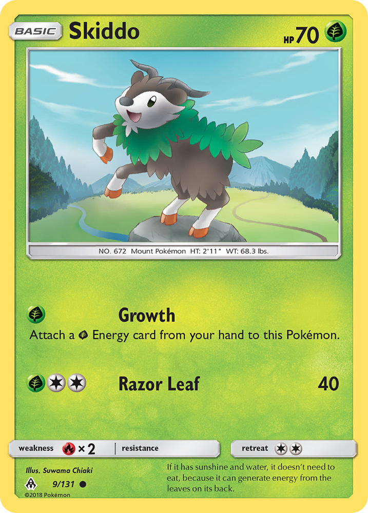 Skiddo (9/131) [Sun & Moon: Forbidden Light]