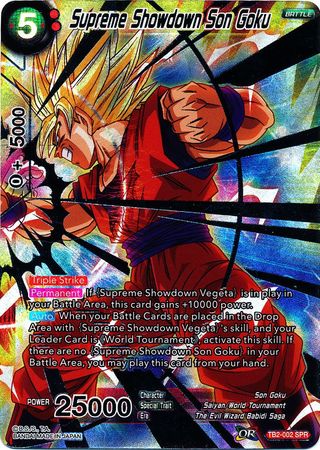 Supreme Showdown Son Goku (SPR) (TB2-002) [World Martial Arts Tournament]