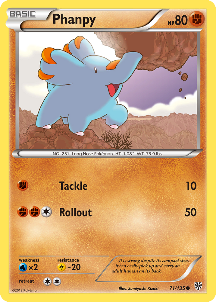 Phanpy (71/135) [Black & White: Plasma Storm]