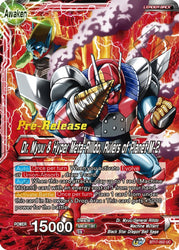 Dr. Myuu & General Rilldo // Dr. Myuu & Hyper Meta-Rilldo, Rulers of Planet-2 (BT17-002) [Ultimate Squad Prerelease Promos]