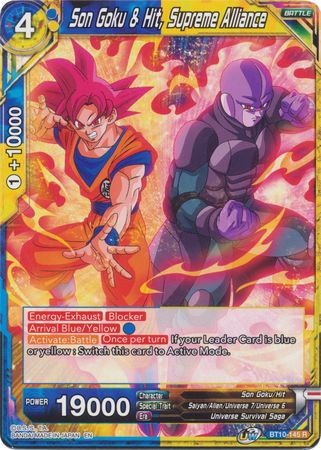 Son Goku & Hit, Supreme Alliance (BT10-145) [Rise of the Unison Warrior]