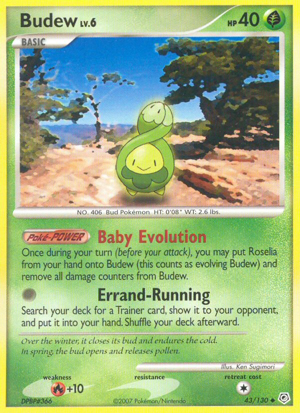 Budew (43/130) [Diamond & Pearl: Base Set]