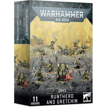 Warhammer Runtherd and Gretchin