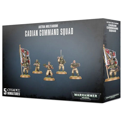 Warhammer 40k Astra Militarum Cadian Command Squad