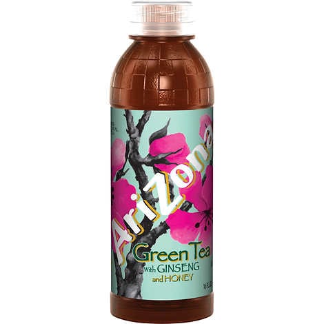 Arizona Green Tea, Ginseng and Honey, 16 fl oz