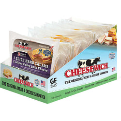 Cheesewich Meat and Cheese Sandwich, Hard Salami and Colby Jack Cheese, 2.5 oz