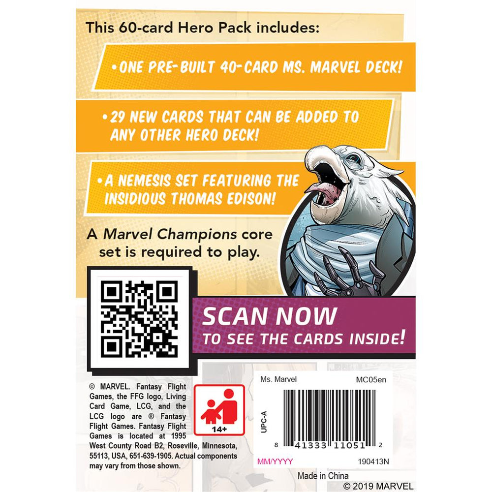 Marvel Champions: Ms. Marvel Hero Pack