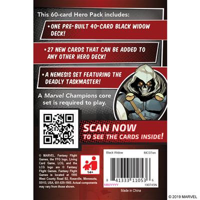 Marvel Champions: Black Widow Hero Pack